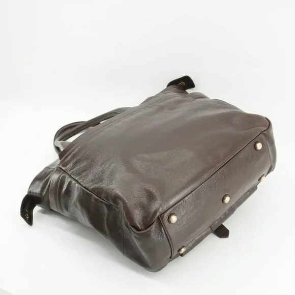 NWT Halston Heritage XL Bag Dark Chocolate Brown Travel Weekender Carry On Bag
